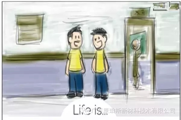 人生就是。。。 和好朋友在教室外面一起罰站